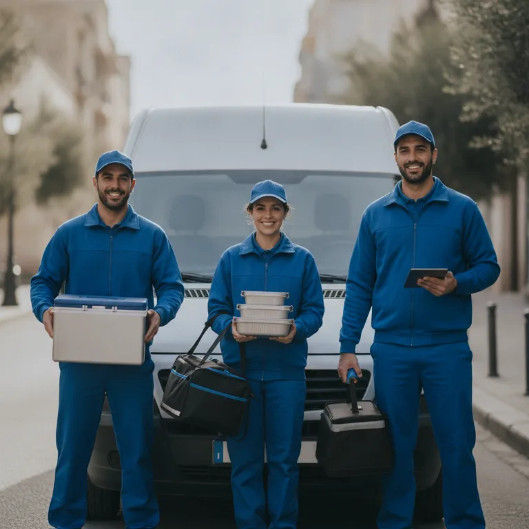 Entrega de Comidas equipo en Albacete